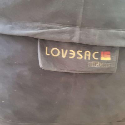 Lovesac BigOne Bundle Lovesac 8ft Bean Bag Couch and Ottoman - Thumbnail 3