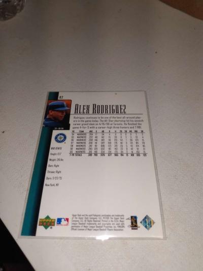 2001 upper deck Alex Rodriguez - Thumbnail 2