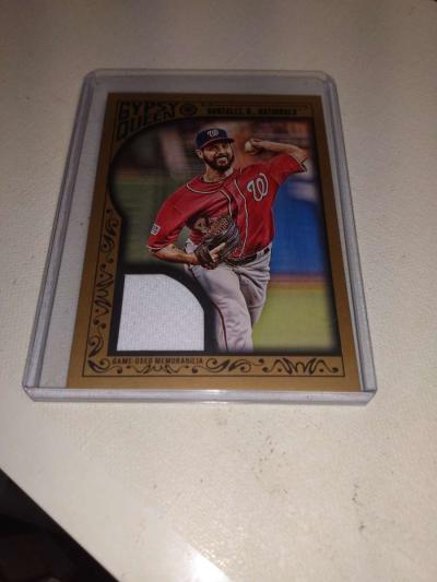 2010 Gypsy Queen gio Gonzalez relic - Thumbnail 1