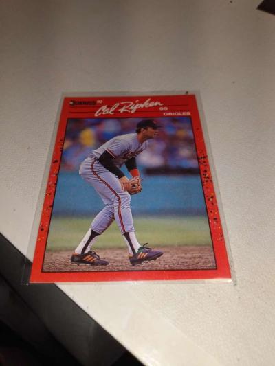 donruss 1990 Cal ripken Jr error card - Thumbnail 1