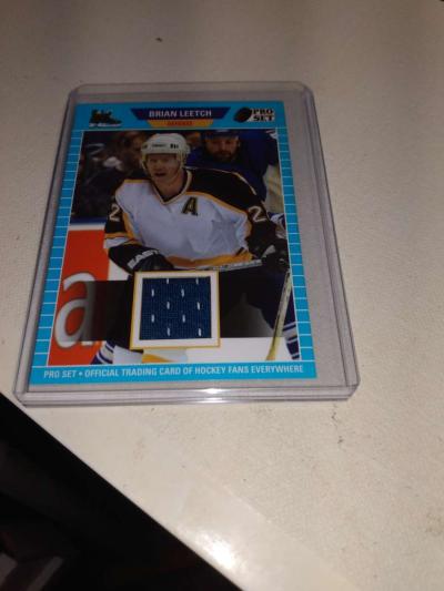 2021 Brian Leach relic card pro set