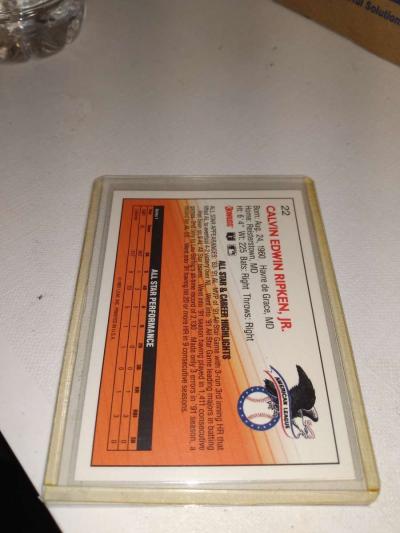 1992 donruss Cal ripken Jr card number 22 - Thumbnail 2