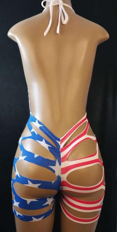 Custom Made 4th of July Bodysuit - Thumbnail 4