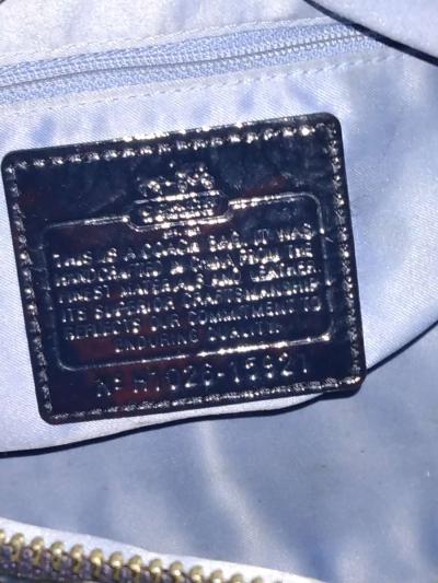 COACH DARK BLUE HANDBAG - Thumbnail 3