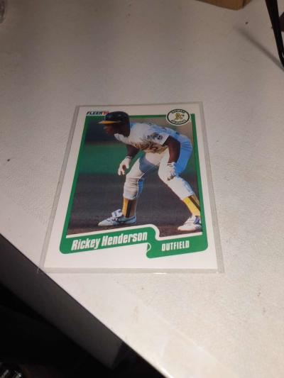 1990 Fleer Ricky the man Henderson - Thumbnail 1