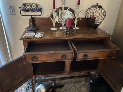 Gorgeous antique restored buffet - Thumbnail 3