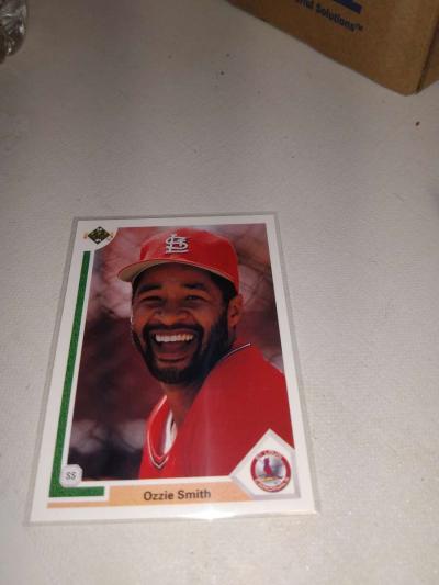 1991 upper Deck card number 162 Ozzie Smith - Thumbnail 1