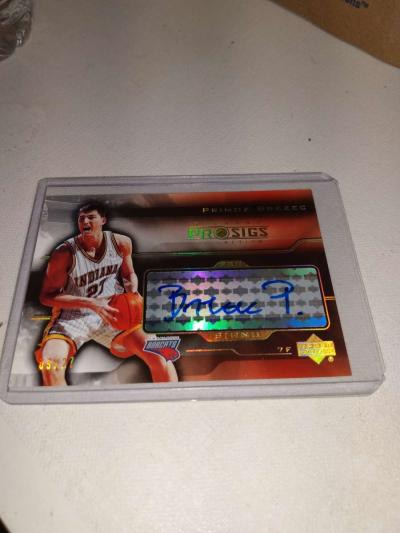 2004 upper Deck primoz Brezec autograph - Thumbnail 1