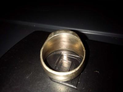 15g mens 18k stamped gold ring - Thumbnail 4