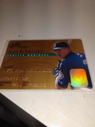 1994 credit card Alex Rodriguez card 18 and 50 this is great - Thumbnail 2