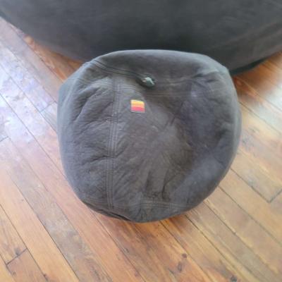 Lovesac BigOne Bundle Lovesac 8ft Bean Bag Couch and Ottoman - Thumbnail 4