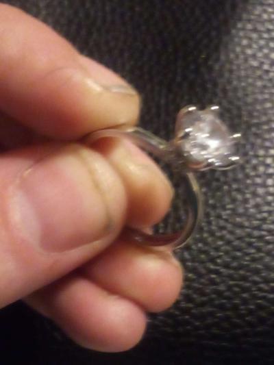 D 2ct 925 sterling silver vintage wedding ring for women - Thumbnail 5