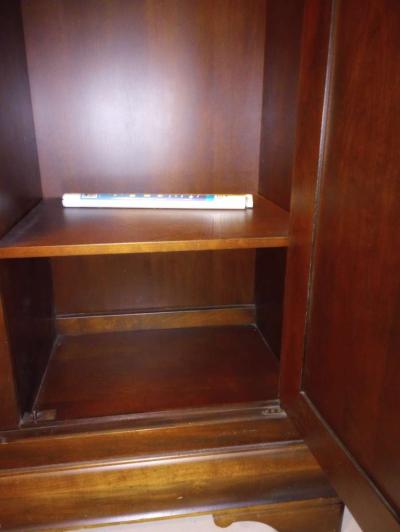 Large vintage BrownSienna solid wood early 1900s - Thumbnail 4