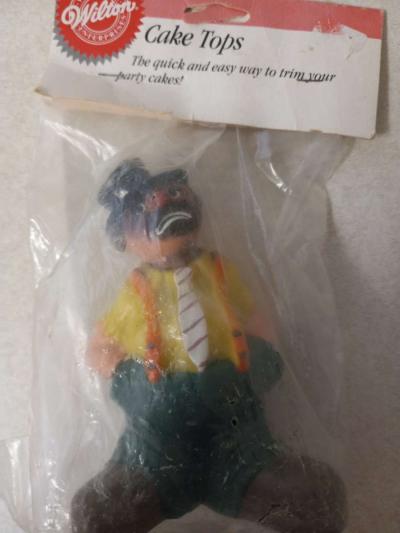 1977 hobo clown cake topper