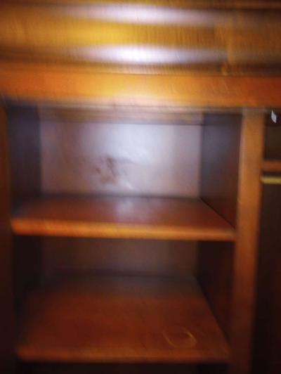 Large vintage BrownSienna solid wood early 1900s - Thumbnail 6