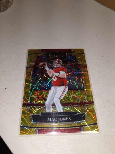 2022 Panini select Mac Jones rookie card - Thumbnail 1