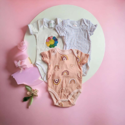 Random Brand New Onesies short sleeve 3pack - Thumbnail 5