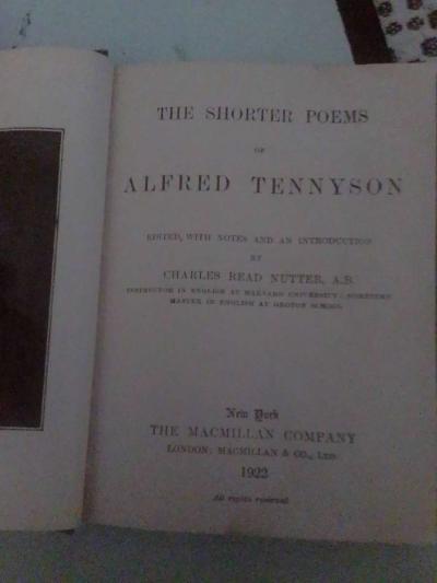 The Shorter Poems of Alfred Tennyson - Thumbnail 2