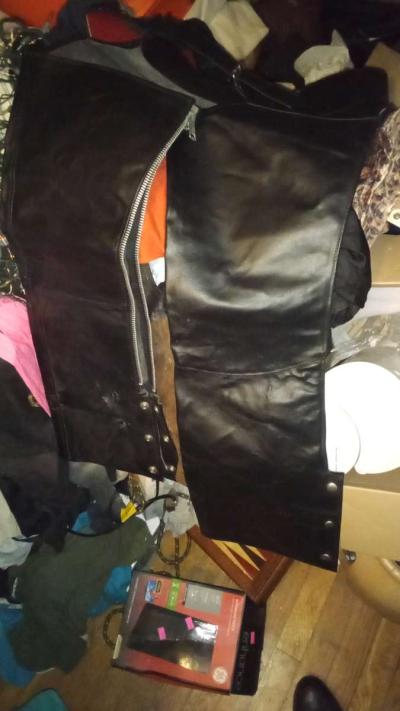 Biker chaps Sears leather shop - Thumbnail 2