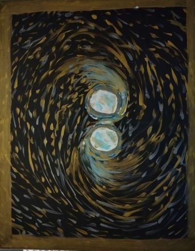 acrylic painting on canvas - Pharr, Texas