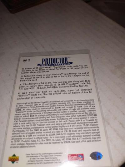 1995 upper deck Steve Young - Thumbnail 4