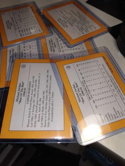 b91 through 1992 special card slam dunk cards Michael Jordan - Thumbnail 4