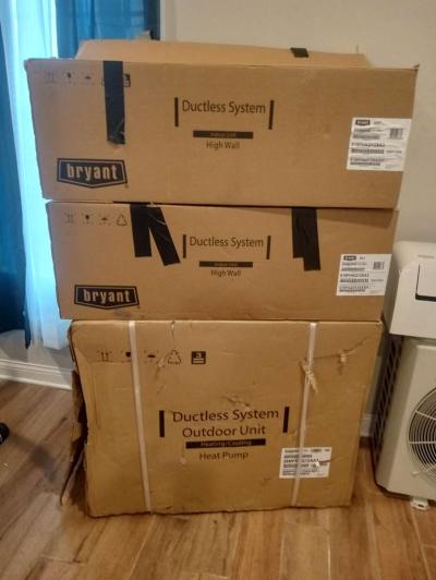 2 mini split outdoor heat pump system and 1 indoor head - Thumbnail 3