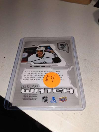 MVP upper Deck 2021 autograph Quinton byfield - Thumbnail 2