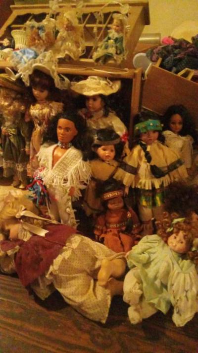 vintage authentic porcelain dolls - Thumbnail 5