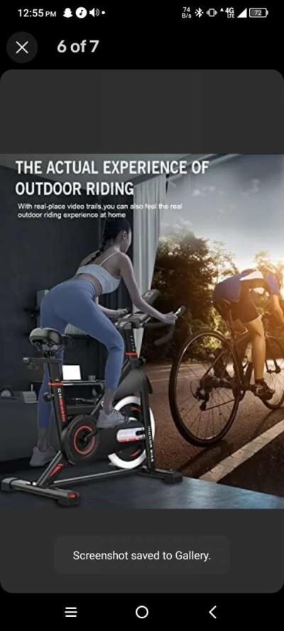 Chaoke Stationary Exercising Bike NEW - Thumbnail 2