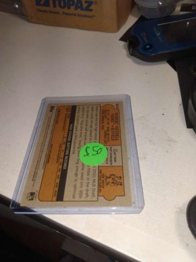 2021 Topps heritage Robert hassell autograph - Thumbnail 2