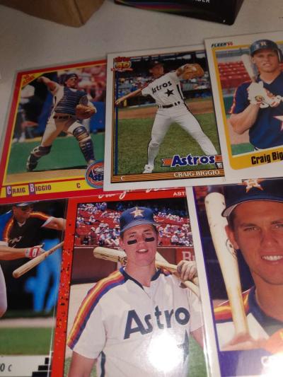 six card lot Craig biggio Hall of famer - Thumbnail 2