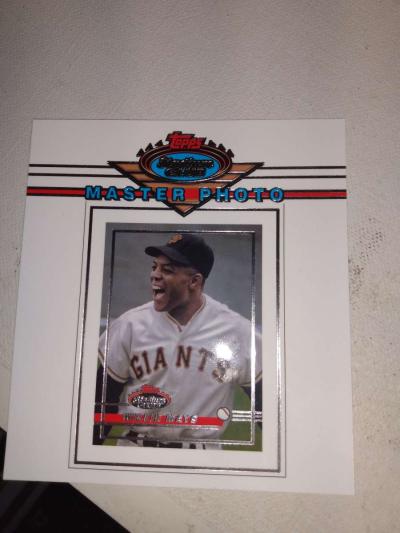 2021 stadium club Master photo Willie Mays - Thumbnail 2