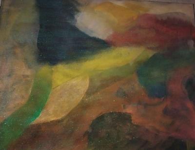 abstract painting on canvas 16inches by twenty - Thumbnail 4