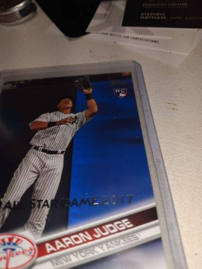 Topps 2017 AllStar game rookie card Aaron judge - Thumbnail 2