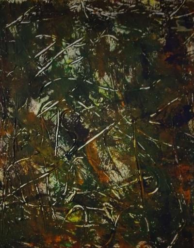 abstract painting on canvas 16inches by twenty - Thumbnail 2