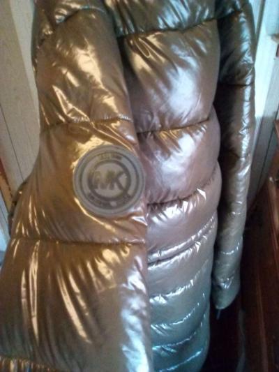 Michael Kors Womens Long hooded puffer coat - Thumbnail 2