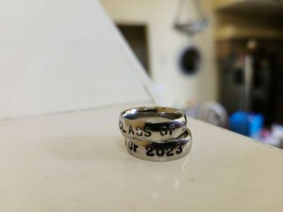 Graduation Stamped Rings - Mcallen, Texas