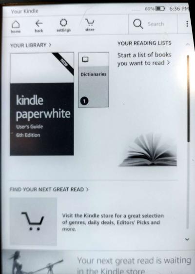 Amazon Book Tablet - Lakewood, Washington