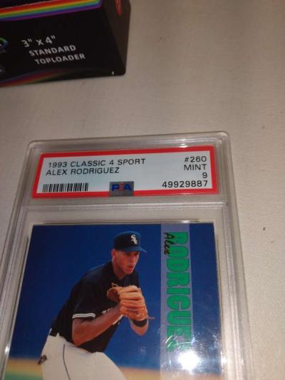 PSA 9 classic 4 sport Alex Rodriguez rookie - Thumbnail 2