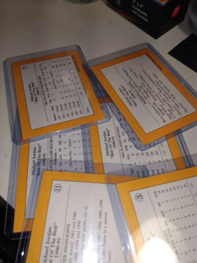 b91 through 1992 special card slam dunk cards Michael Jordan - Thumbnail 5