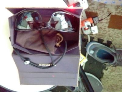 Costa glasses with bag  box and safety attatchment - Thumbnail 2