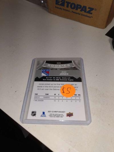 2022 rookie autograph Zach Jones upper Deck MVP - Thumbnail 2