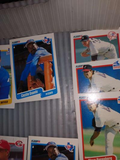 1990 Fleer error cards - Thumbnail 3