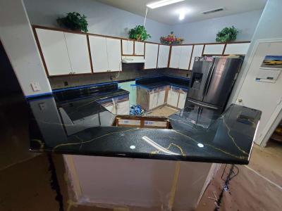 kitchen refinishing with epoxy resin - Thumbnail 6