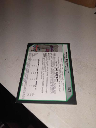 2004 minor league baseball Bowman James houser - Thumbnail 2