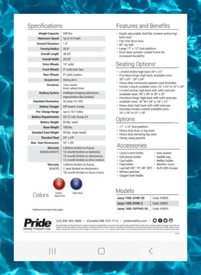 Jazzy Select elite power chair - Thumbnail 6