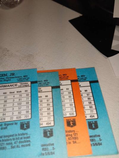 Donruss lot of four Cal ripken Jr era cards - Thumbnail 3