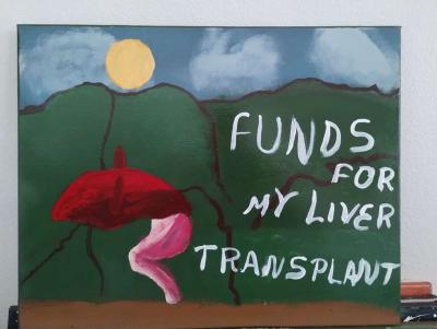 abstract painting on canvas 16inches by twenty - Pharr, Texas