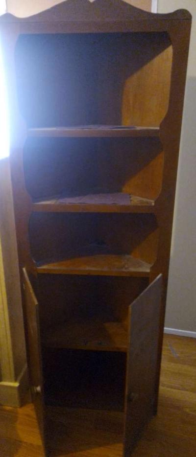 Antique Corner Cabinet - Thumbnail 2